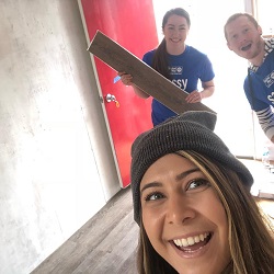 Fortivus Edge Online Bank employees volunteering